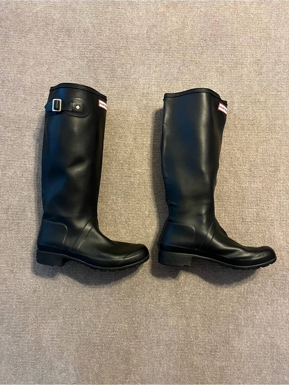 Hunter Original Tall Black Rain Boots Women’s Size 9